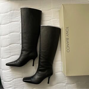 Tony Bianco Black Heeled Boots